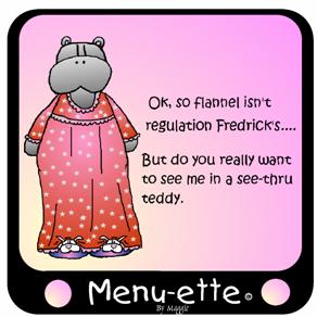 Menu-ette by Maggie Liz